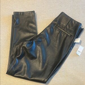 Black Faux Leather Pants Old Navy